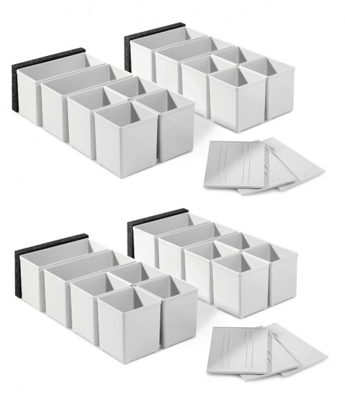 Einsatzboxen Set 60x60/120x71 3xFT, (2 Pack) 201124
