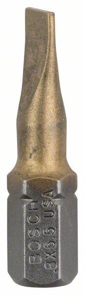 Schrauberbit Max Grip, S 0,8 x 5,5, 25 mm, 3er-Pack, 2 607 001 491